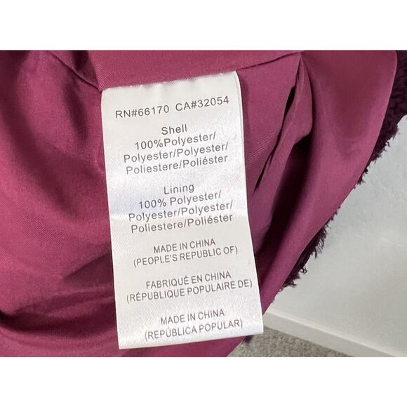 Anthropologie Hutch Rosa Floral Maxi Wrap Dress Wine Womens Burgundy NWT Size 2X - Picture 7 of 9